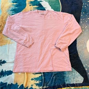 Supreme Pink Long Sleeve Tee